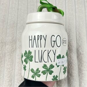 Rae Dunn Clover Jar Canister